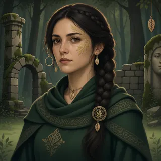 original adult healer, determined expression