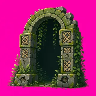 weathered archway
