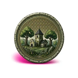 coin, rare accent design