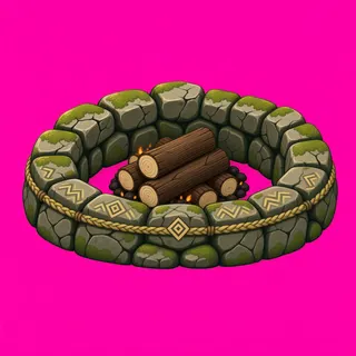 clean campfire ring