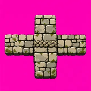 wall cross junction, intact