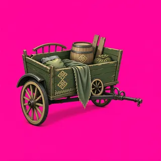damaged abandoned cart