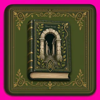 book, ornate design