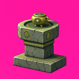 clean relic pedestal