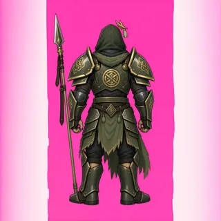 original adult armored enemy, facing north
