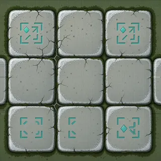 frosted flat paving