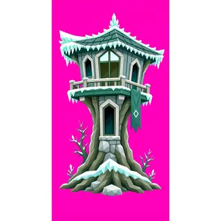 frosted watchtower