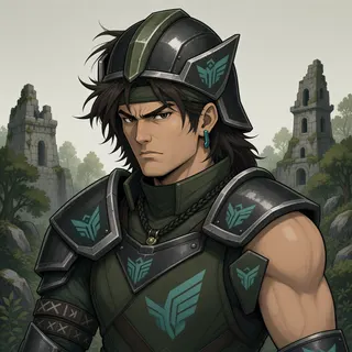 original adult guard, determined expression
