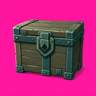 weathered storage chest