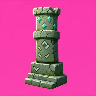 clean broken pillar