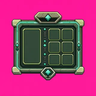 empty inventory panel, disabled-muted state