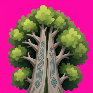 clean standing tree