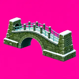 frosted small bridge
