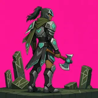 original adult armored enemy, facing east