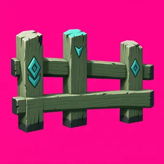 weathered short fence
