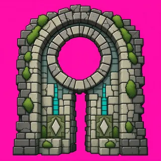 support arch, damaged
