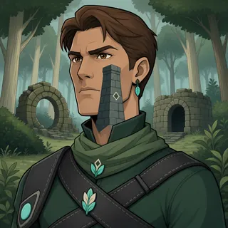 original adult ranger, determined expression