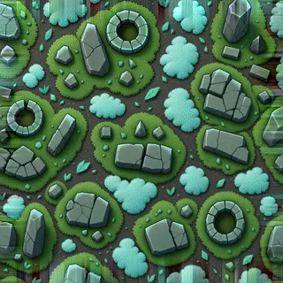 frosted ground moss