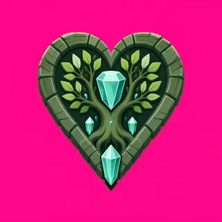 heart, rare accent design