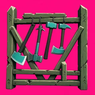 damaged tool rack