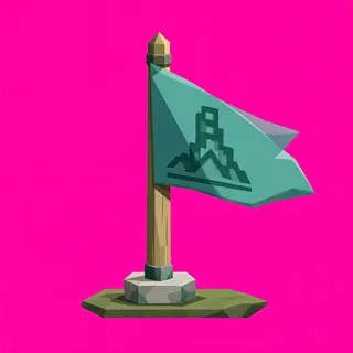 checkpoint flag, plain design