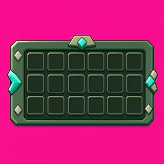 empty inventory panel, pressed state