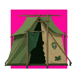 damaged tent