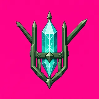 energy crystal, plain design