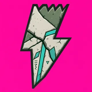 lightning bolt, plain design