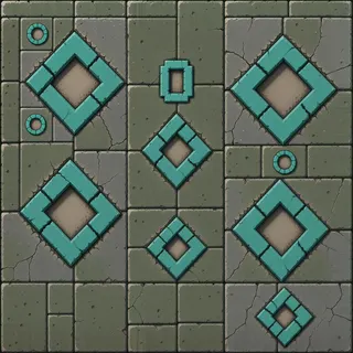 clean dusty tiled floor