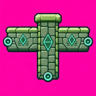 wall T junction, intact