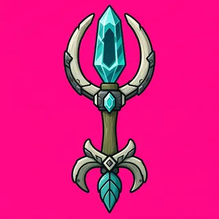 staff, ornate design