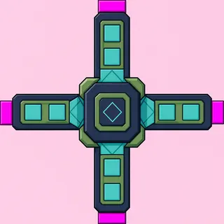 wall cross junction, intact