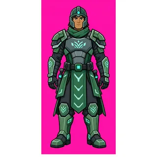 original adult guard, facing north