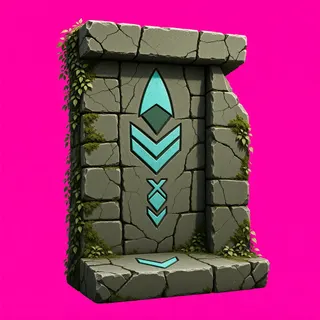 weathered stone wall section