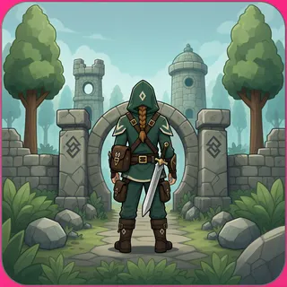 original adult player adventurer, facing north