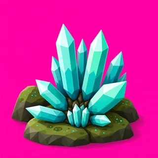 clean crystal cluster