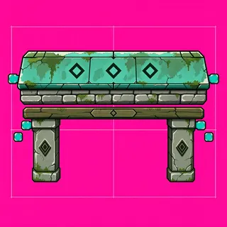 balcony platform, weathered