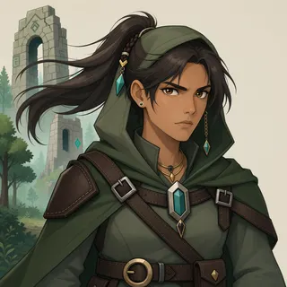 original adult scout, determined expression