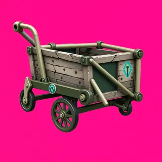damaged abandoned cart
