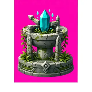 overgrown relic pedestal