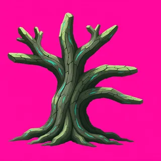 weathered standing tree