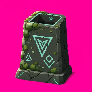 damaged relic pedestal