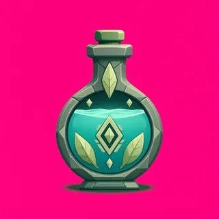 healing potion, rare accent design