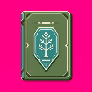 book, ornate design