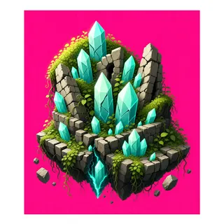 overgrown resource deposit