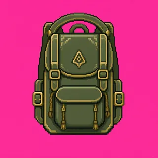 backpack, ornate design