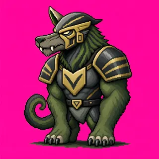 original adult beast enemy, facing west
