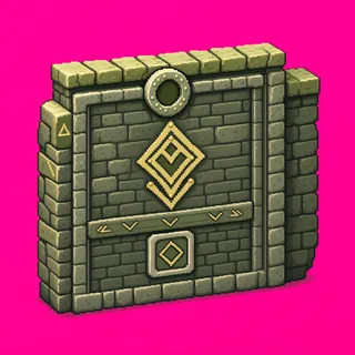 clean stone wall section