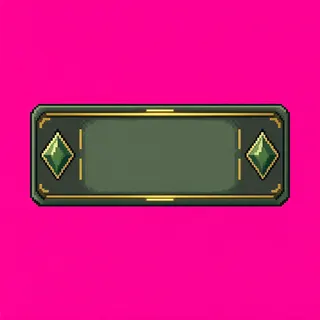 empty menu panel, selected state